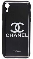 Силиконовый чехол для Apple iPhone XR Chanel Black