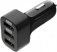 АЗУ Partner USB 5.2A, 3USB черный