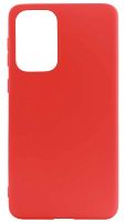 Силиконовый чехол для Samsung Galaxy A33/A336 матовый красный