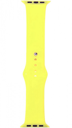 Ремешок на руку для Apple Watch 38-40mm силиконовый Sport Band абрикосовый