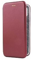 Чехол-книга OPEN COLOR для Samsung Galaxy A10/A105 бордовый