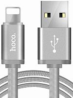 USB-кабель HOCO U5, 1,2м, для iPhone 5/6, iPad 4, mini серебро