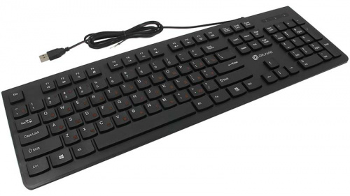Клавиатура Oklick 505M черный USB slim Клавиатура Oklick 505M черный USB slim