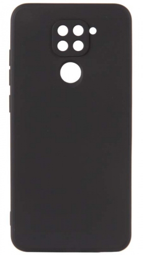 Силиконовый чехол Soft Touch для Xiaomi Redmi Note 9 черный