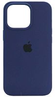 Задняя накладка Soft Touch для Apple Iphone 13 Pro полночный синий