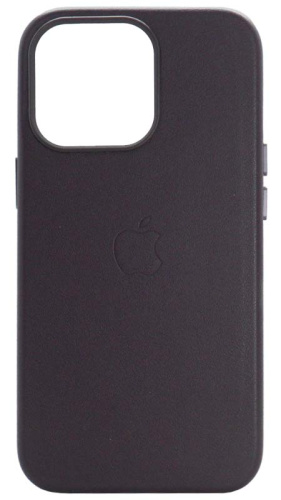 Силиконовый чехол MagSafe для Apple iPhone 13 Pro кожа бордовый