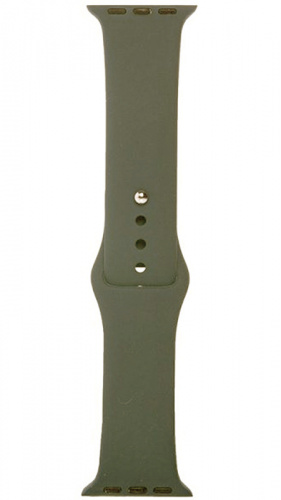 Ремешок на руку для Apple Watch 42-44mm силиконовый Sport Band хаки