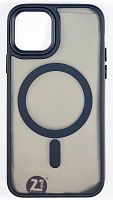 Силиконовый чехол MagSafe для Apple iPhone 11 Pro матовый черный