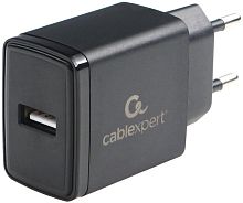 СЗУ Cablexpert MP3A-PC-55, 10.5Вт, 2.1А, 1хUSB, чёрный, пакет