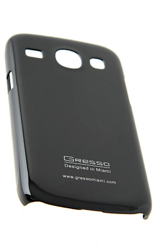 Задняя защитная панель Gresso. Коллекция Мармелад (Samsung Galaxy Core) черный