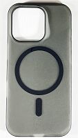 Задняя накладка MagSafe для Apple Iphone 16 Pro матовый черный