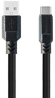 Кабель USB - Type-C Borofone BX81 Goodway, 1.0м, круглый, 3.0A, силикон черный