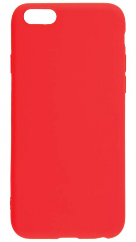 Силиконовый чехол для Apple iPhone 6/6S матовый красный