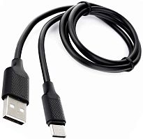 Кабель USB 2.0 Cablexpert CCB-USB2-AMCMO2-1MB, AM/Type-C, 3А, QC3.0, Mobile2, 1м, черн