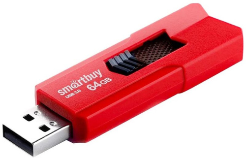 64GB флэш драйв SmartBuy STREAM, красный, USB3.0