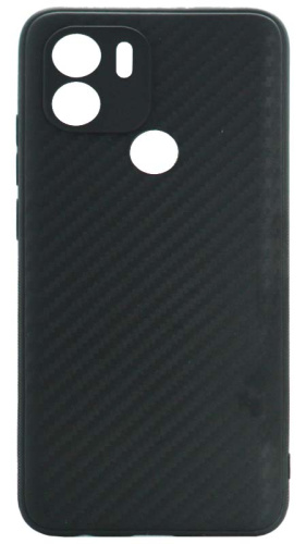 Силиконовый чехол для Xiaomi Redmi A1 Plus карбон черный