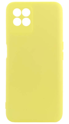 Силиконовый чехол Soft Touch для Realme 8i желтый
