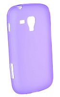 Силиконовый чехол для Samsung GT-S7582 Galaxy S Duos II техпак (фиолетовый)