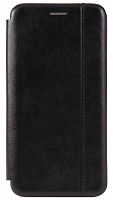 Чехол-книга OPEN COLOR для Samsung Galaxy A22/A225 с прострочкой черный