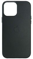 Силиконовый чехол MagSafe для Apple iPhone 13 Pro Max кожа черный