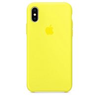 Задняя накладка Soft Touch для Apple iPhone X/XS лайм