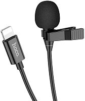 Микрофон петличный HOCO L14 кабель 8-pin чёрный