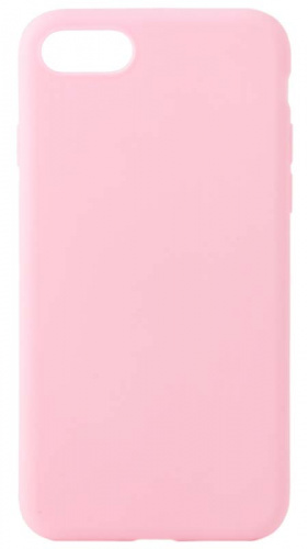 Силиконовый чехол для Apple iPhone 7/8 матовый розовый