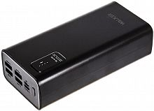Внешний аккумулятор Walker WB-730, 30000 mAh, Li-Pol, 3A QC+PD, черный