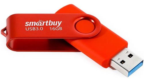 16GB флэш драйв Smart Buy Twist, красный USB3.1